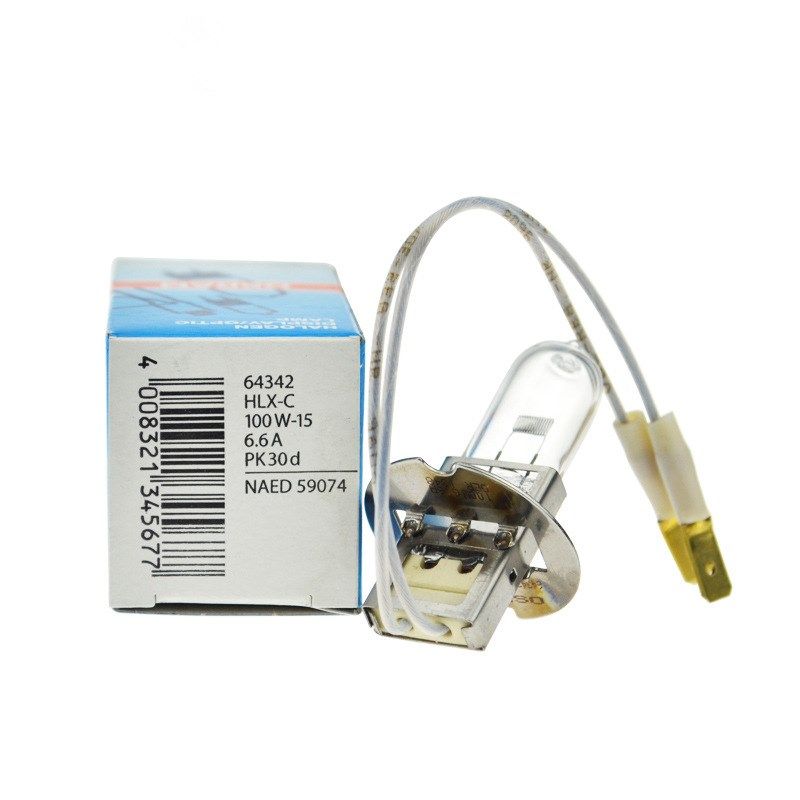 OSRAM欧司朗卤素灯泡64342 6.6A100W-15 HLX-C PK30d机场跑道灯