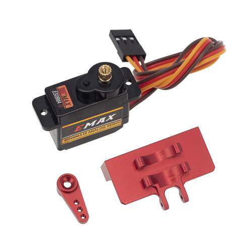 Axial SCX24 升级配件 改装舵机支架 带转向伺服器 舵机臂