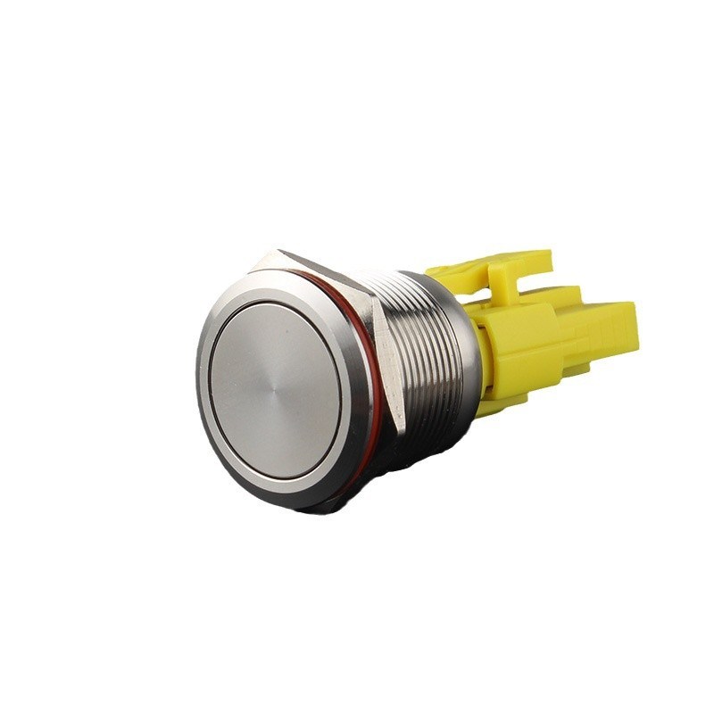 22mm不锈钢金属按钮防水电路改装启动停止点动自锁自复配电箱按钮