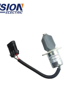 BC6681513挖掘机配件熄火电磁阀电磁铁停车电磁阀断油开关