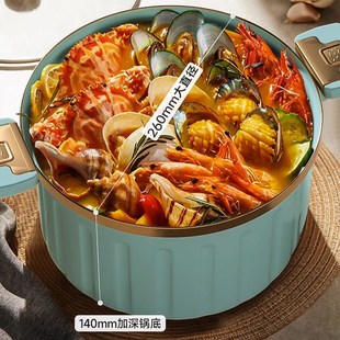小型26cm罗马假日珐琅微压锅不粘锅多功能煮锅双耳炖锅 出英国