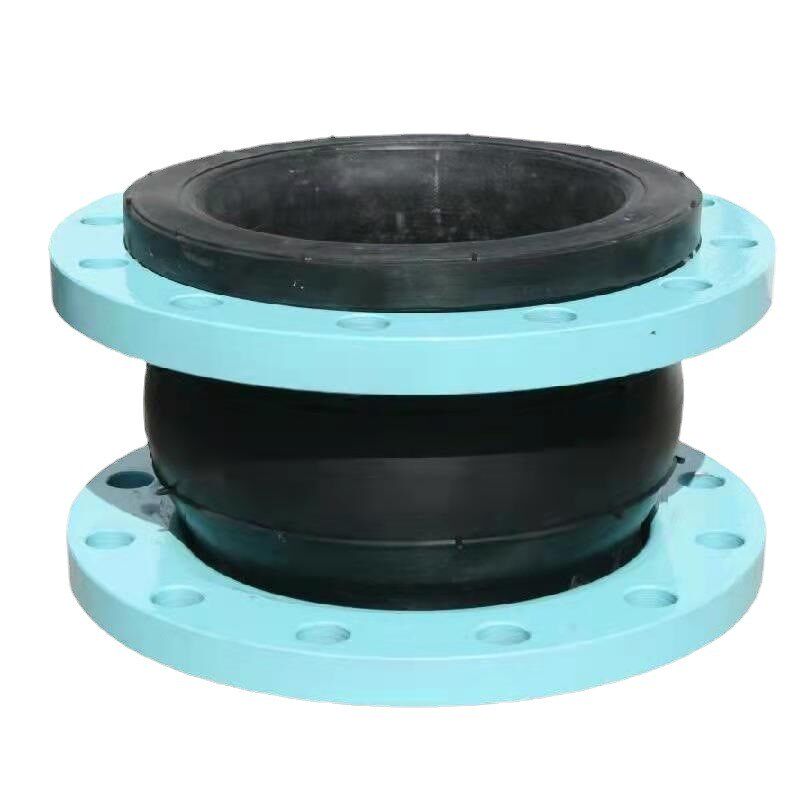 定制可曲挠橡胶软接头 碳钢20#法兰 304不锈钢 单球连接偏心变径