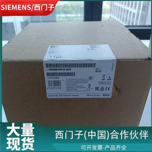 1P 6GK5208-0BA10-2AA3西门 X208 交换机6GK52O8-OBA1O-2AA3
