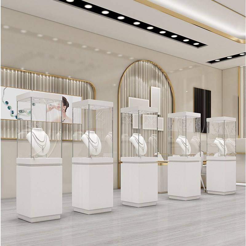 玻璃展柜博物馆烤漆柜台珠宝展示柜商场展会玻璃柜古董玉器展览柜