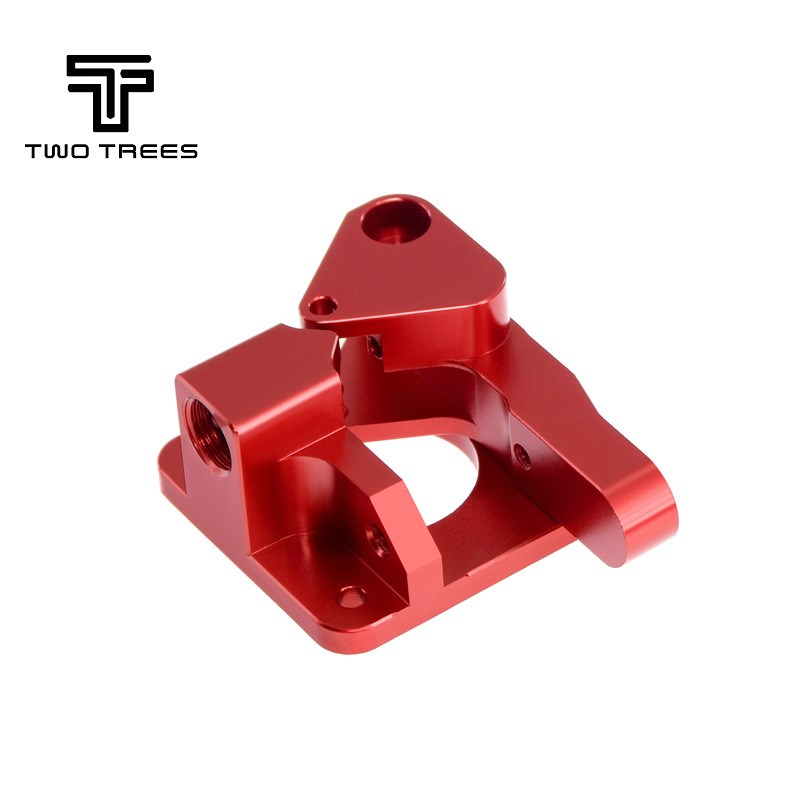 TWO TREES 3D打印机配件CR10 PRO 挤出机 红色双滑轮MK8 CR10通用