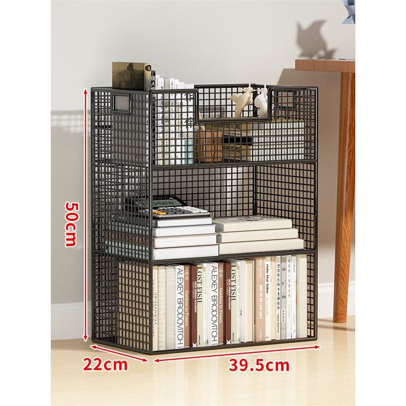 书架落地置物架移动书柜带轮小推车宿舍放书的柜子小型床头收纳柜