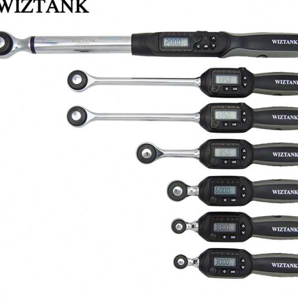 WIZTANK数显扭力扳手装配力矩检测扳手短柄数字扭矩扳手WS3-030CN
