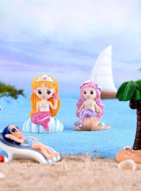 沙滩椅 椰子树 贝壳 美人鱼 鲸鱼尾 帆船 快艇 灯塔 海豚 小摆件