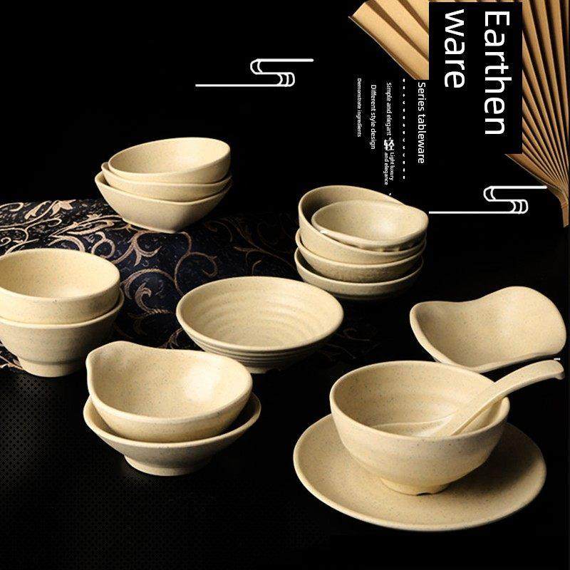 三聚氰胺餐具彷瓷小碗饭碗商业塑料火锅店菜碗土碗油碟碗调味蘸碗,餐饮具,碗,淘宝优惠券,粉丝福利购,淘宝优惠卷