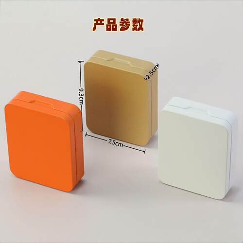 厂家包现货盖小铁盒翻茶叶罐随身携盒带马口铁密封装五片盒金属铁