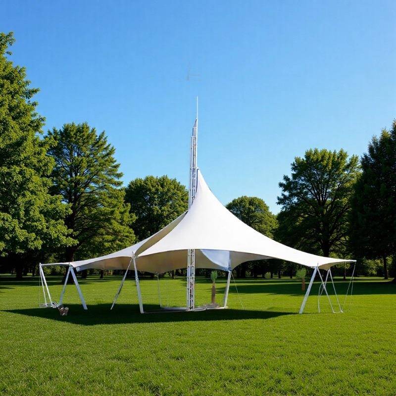 景区休闲遮阳膜结构景观篷公园张拉膜遮阳雨蓬广场宿营防晒棚帐篷