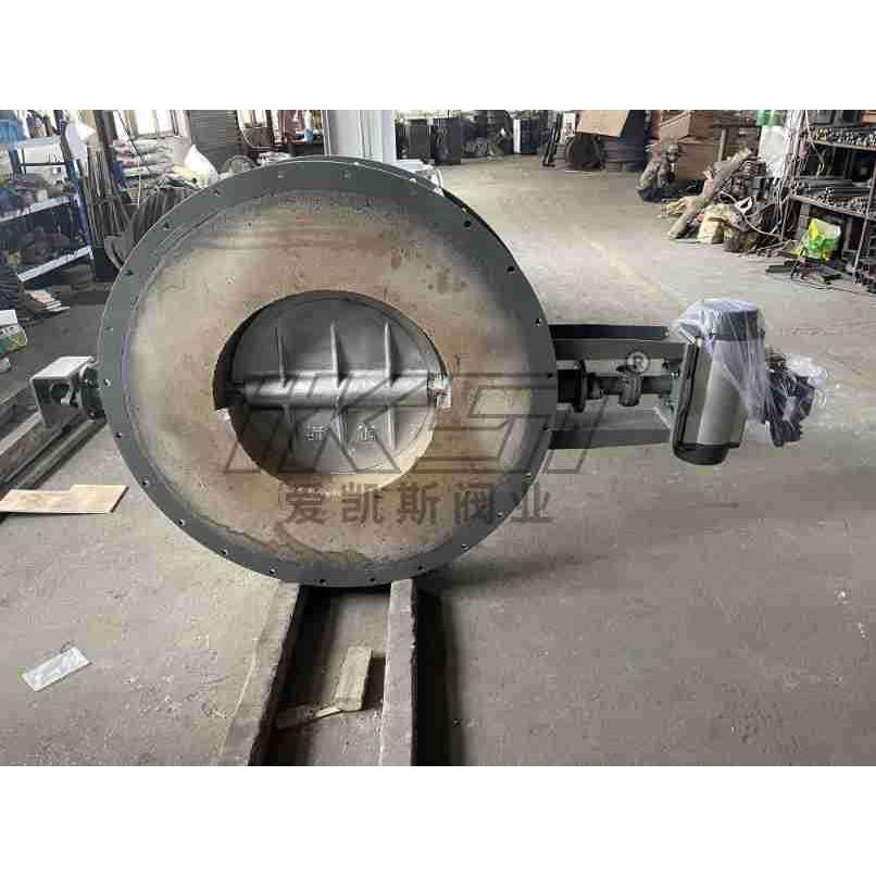 品质保障高温蝶阀不锈钢气动法兰水冷高炉煤气RTO烟道阀