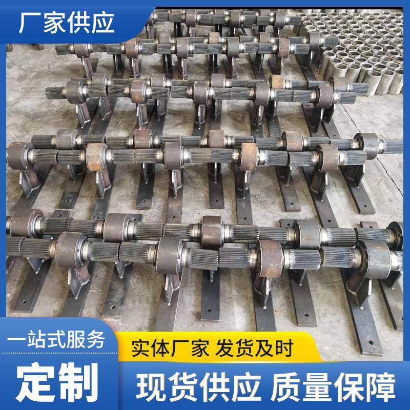 螺旋输送机U型管式中吊轴绞龙吊挂吊瓦吊耳绞龙中吊轴