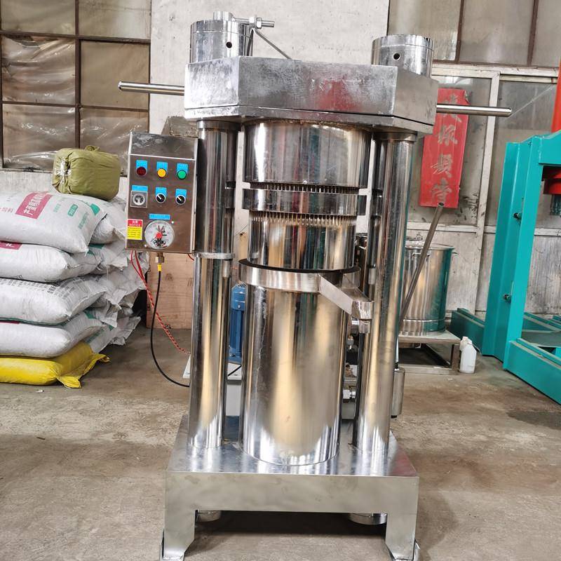 小型液压香油机芝麻核桃坚果椰子油压榨机150型180型榨油机