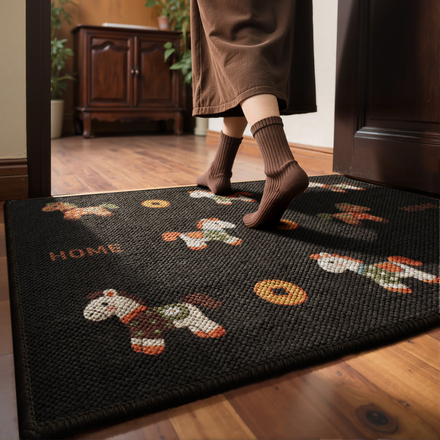 玄关进门脚垫入户门地垫2026新款高级感大颗粒新款防滑可定制地毯,居家布艺,入户地垫,淘宝优惠券,粉丝福利购,淘宝优惠卷