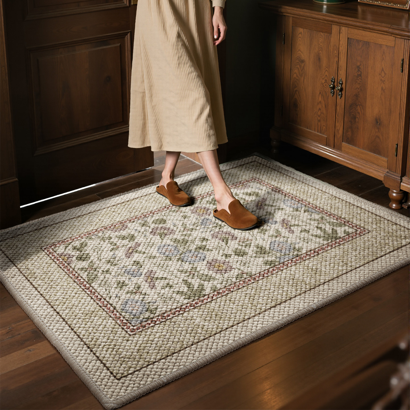 入户门地垫轻奢高级感玄关进门