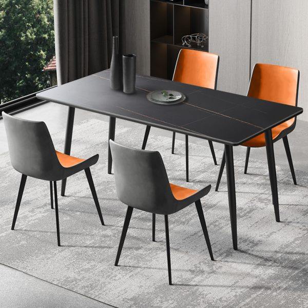 岩板餐桌椅组合现代简约家用创意饭桌小户型网红休闲意式轻奢餐台,住宅家具,岩板餐桌,淘宝优惠券,粉丝福利购,淘宝优惠卷