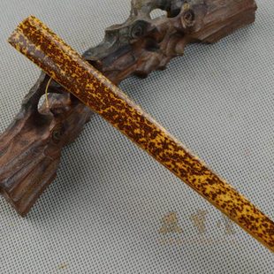 精品9.5寸18方细花豹纹梅鹿斑竹芝麻花老料和尚头竹扇苏工超薄面