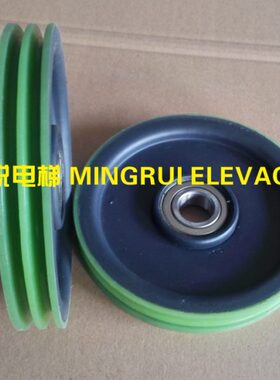 *20S/绳4门0/厅斯/O奥绳T轮OT的14电梯配件II绳*6轮//20/轮S双槽