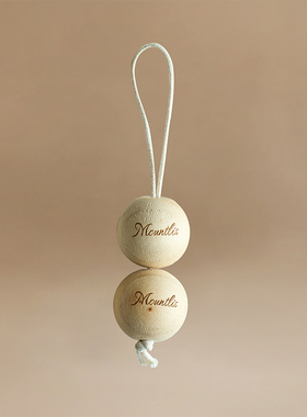 Mountlis蒙缇天然香樟球羊绒羽绒防虫防蛀防潮悬挂清香衣橱衣帽间