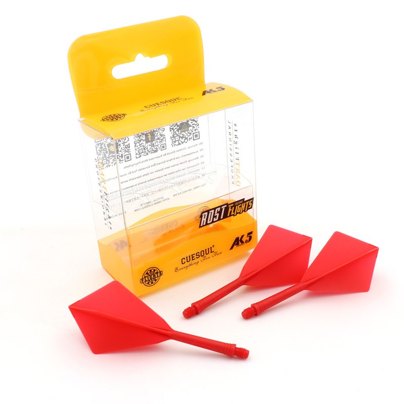 CUESOUL/Q獣3支装AK5一体式飞镖钻石型尾翼2BA镖杆镖翼配件套装