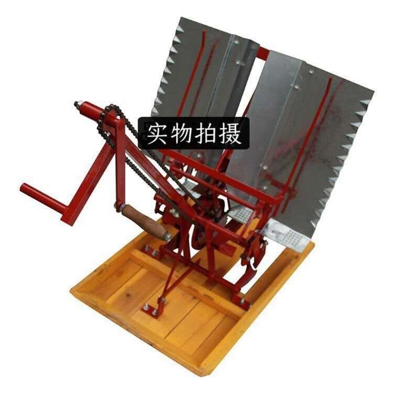 手摇式插秧机水稻抛秧机插秧神器小型插禾机栽秧机T点播机山地插