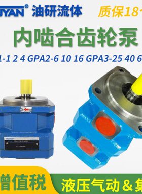 GPA2-10-EK1-20R液压GPA3-25/63-E/F内啮合齿轮泵6 16 GPA1-4-EK2