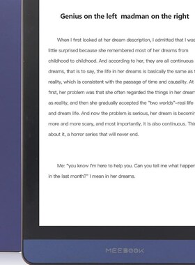 Meebook E-Reader M6 with Leather Cover  6 Eink Carta  BOOK