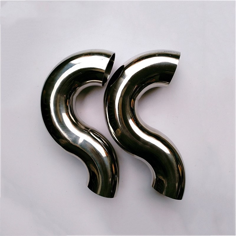 304不锈钢卫生级存水弯S型P型返水弯带检查口排水防臭弯头弯管