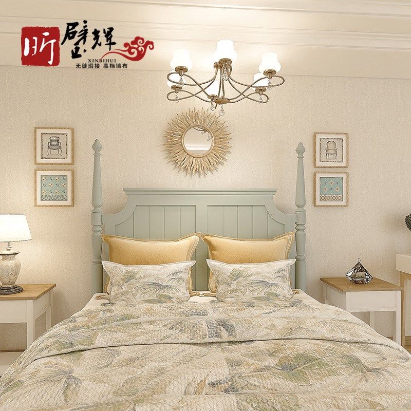 厂家直销轻奢简约 横纹暗花无缝提花墙布 素色新中式壁布墙纸壁纸