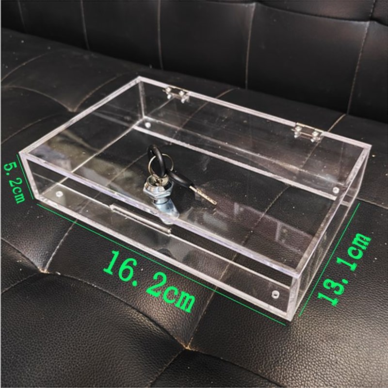 有机玻璃防漏电防尘盒带锁86开关插座保护透明紧急按扭防护罩