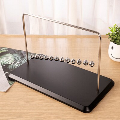 12球蛇形摆件力学曲线摆球 钟摆波牛顿摆办公桌装饰pendulum wave