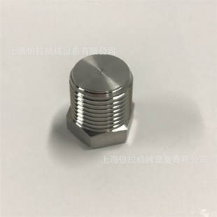 TENHEFLOW  六角螺纹配件接头闷头1/2  不锈钢304材质  锻压件