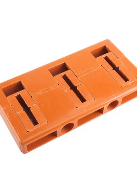 阻燃单双排母线夹母线框MD8规格3项100间距10X120三相母线夹框