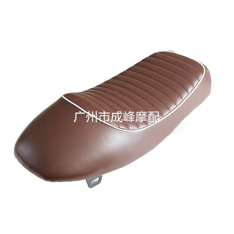 复古改装CG125摩托车座垫 驼峰坐垫 鞍座座包 53cm短版 cafe改装