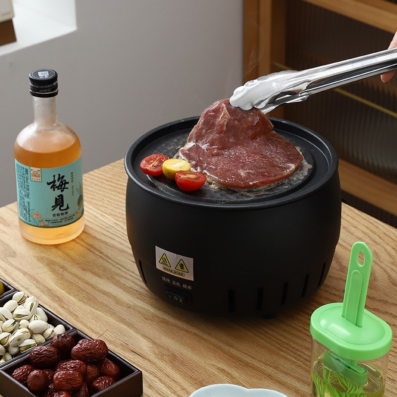 J迷你小电烤炉家用电烧烤架子室外小型多功能碳烤炉烤串围炉煮茶B