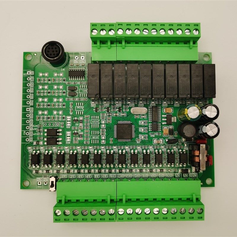 国产PLaC工控板 可编程控制器 兼容 2N 1N 24MR (B)