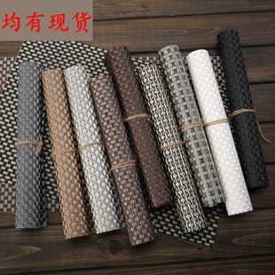 欧式 4片装 西餐垫餐桌垫PVC西餐垫隔热J垫碗垫子家用耐热防滑餐盘