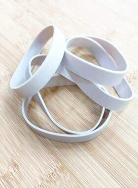 弹黑色20绿色性长米好B5墨周灰色捆绑款收纳整理毫橡皮筋0硅胶圈