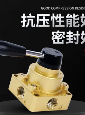 -气缸手0阀B//H202转V/手动阀手向3气动阀-开关D0/00扳2换控制40