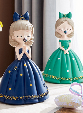 可爱女孩泡泡g小摆件礼物办公室桌面少女心公主房间布置装饰品摆