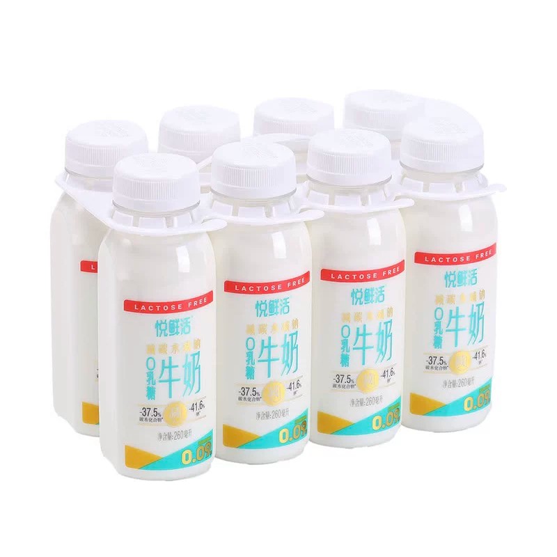 山姆悦鲜活零乳糖牛奶4.0鲜牛奶8*260ml巴氏杀菌新鲜牛奶健康营养