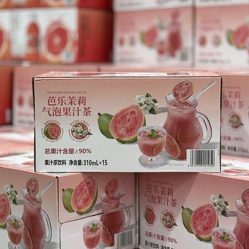 山姆会员店 DRINKSBA 芭乐茉莉果汁茶310ml 饮料MM超市代购
