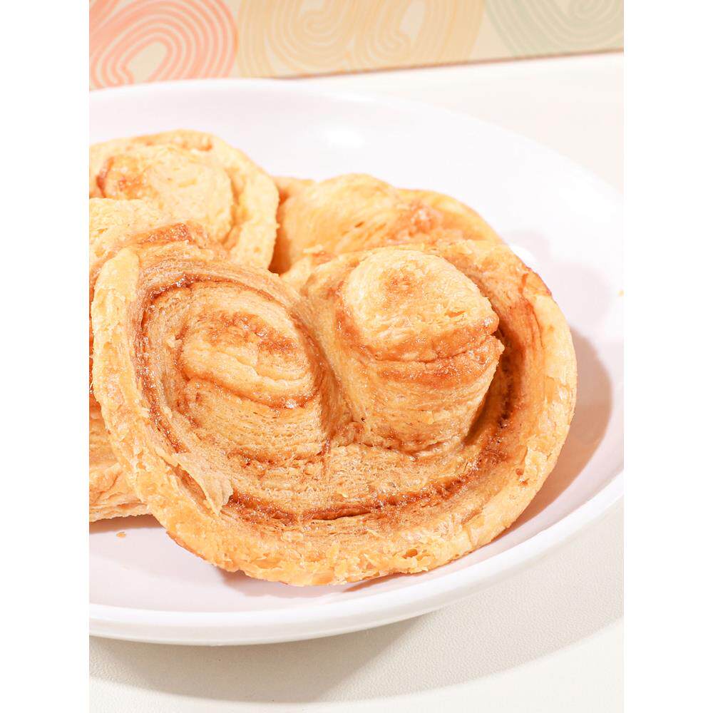 上海饭店蝴蝶酥礼盒伴手礼特产饼干小蝴蝶酥20片铁盒【送手提袋】