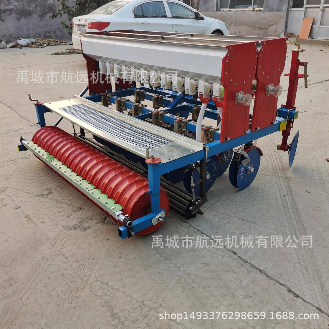 新款加重型小麦施肥播种一体机 12行14行16行小麦燕麦青稞精播机