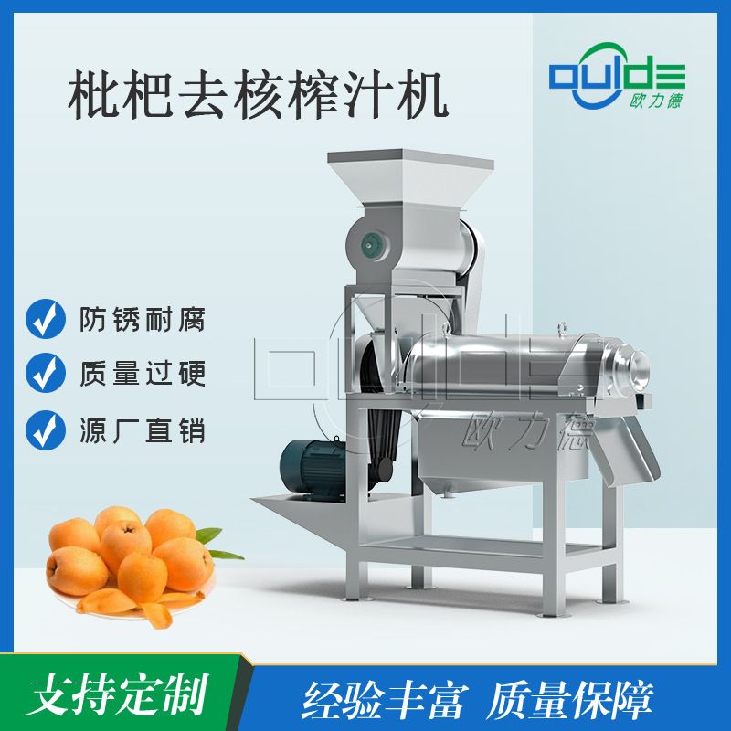 枇杷离心式去核榨汁一体机500kg/h大产量 商用水果脱核榨汁一体机