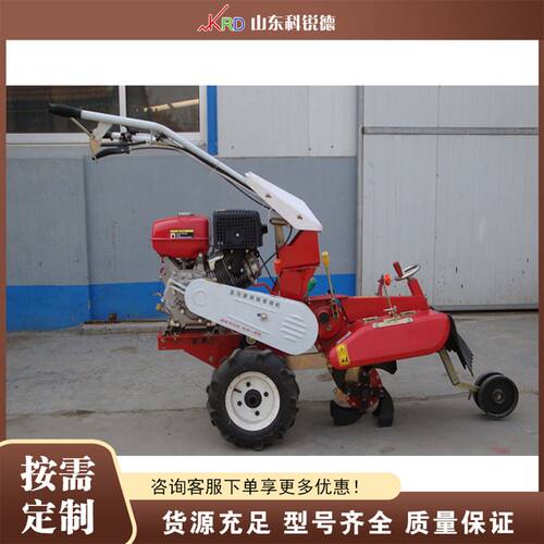 农用手扶开沟机 Walking Trenching Machine 葱姜蒜培土管理机