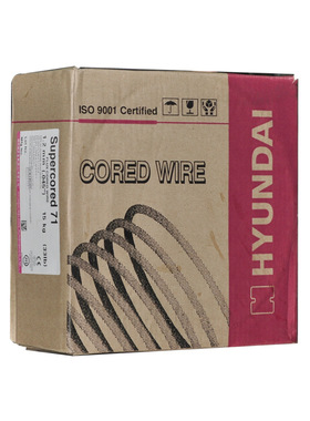 韩国现代Supercored 71二保药芯焊丝1.2mmE71T-1C气保 SF-71