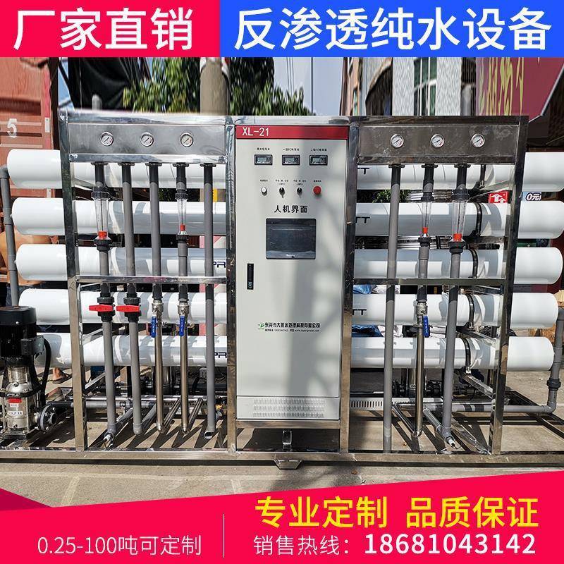 供应6吨双级反渗透纯水设备水处理环保净化设备海水淡化设备