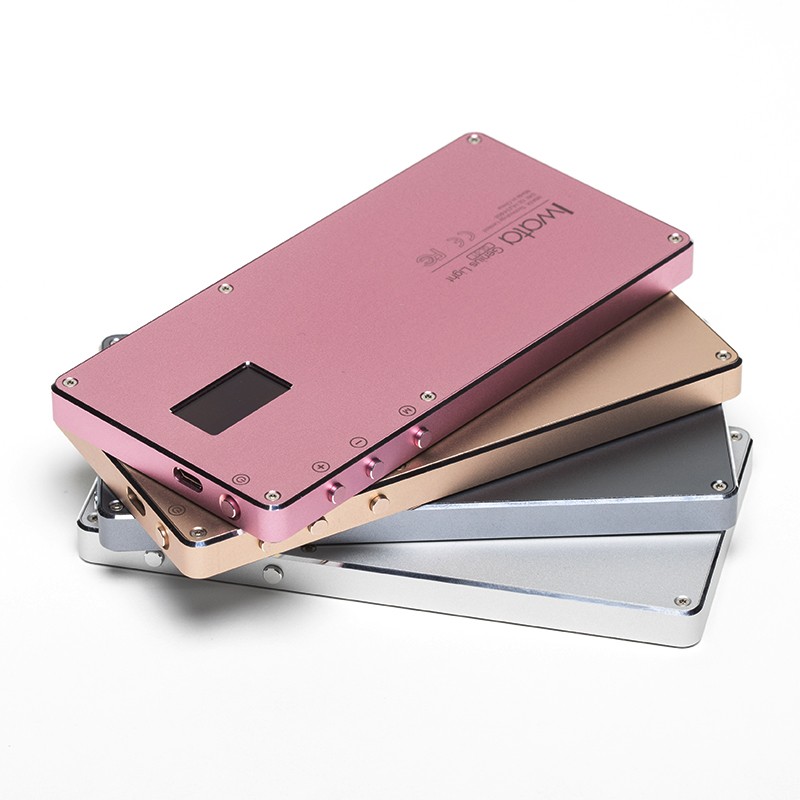 iwata GL-01摄影补光灯双色温无级调光内置电池 便携口袋外拍打光